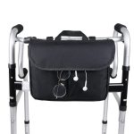 MTP-682 Hängende Aufbewahrungstasche für Rollstühle, Rehabilitations-Aufbewahrungstasche für Gehräder, MTP-682 Black, MTP-682 Grey