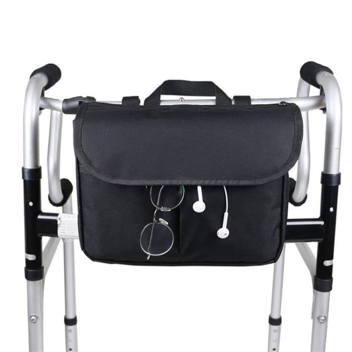 MTP-682 Hängende Aufbewahrungstasche für Rollstühle, Rehabilitations-Aufbewahrungstasche für Gehräder, MTP-682 Black, MTP-682 Grey – Bild 1