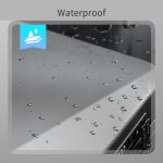 Bopai 61-93318A Hartschalen-Rucksack, wasserdicht und erweiterbar, mit USB-Ladeloch, Spezifikationen:, Regular (Silver), Password (Silver), Regular (Black), Password (Black) – Bild 6