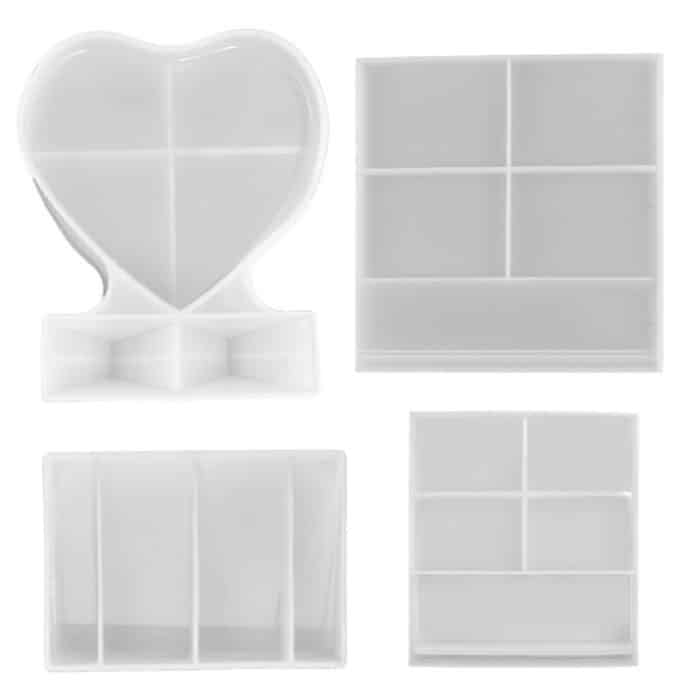 Herzförmige quadratische Fotorahmen-Display-DIY-Silikonform, Spezifikation:, S (Rectangle), S (Heart-shaped), L (Heart-shaped), L (Square), Vertical Rectangle – Bild 2