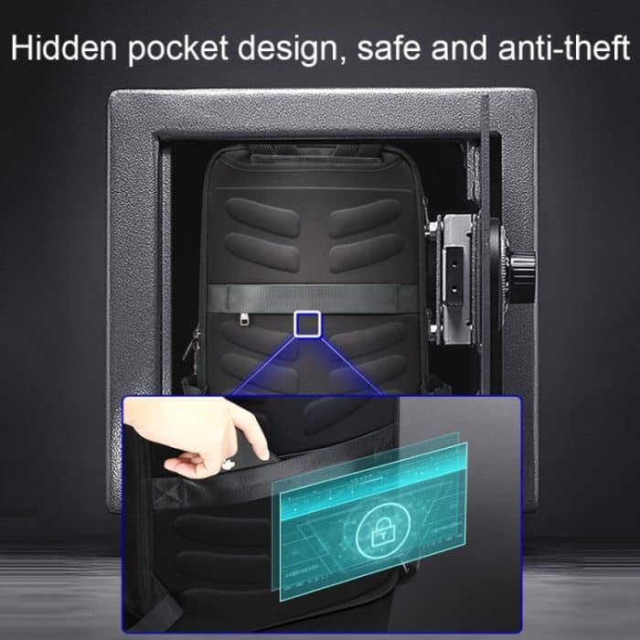 Bopai 61-120621A Wasserdichter Outdoor-Laptop-Rucksack mit USB-Ladeanschluss, Spezifikationen:, Regular Version, Expansion Version – Bild 5