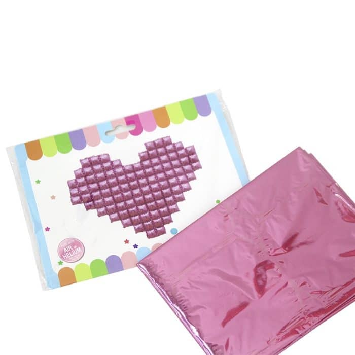 2 Stück Liebe Form Hintergrund Wand Ballon Geständnis Hochzeit Dekoration Ballon, Red, Pearl Pink, Rose Gold, Gradient, Goldenl, Silver, Jelly – Bild 3