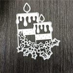 Handgefertigte Stanzform aus Stoff und Leder