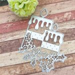 Handgefertigte Stanzform aus Stoff und Leder – Bild 3