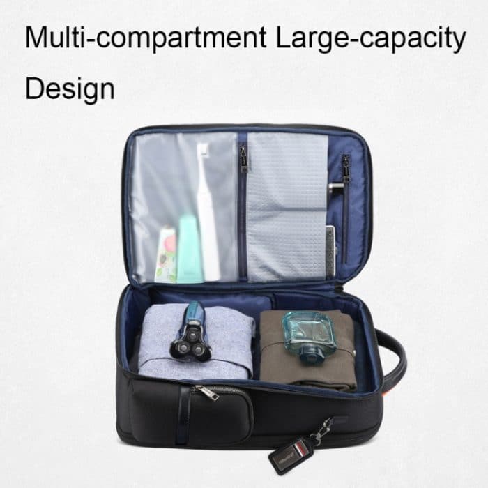 Bopai 61-86611 Multifunktionaler, verschleißfester, diebstahlsicherer Laptop-Rucksack mit USB-Ladeloch – Bild 3