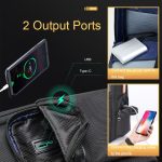 Bopai 61-121591 Multifunktionaler, diebstahlsicherer Laptop-Business-Rucksack mit USB-Ladeloch, 61-121591 – Bild 5