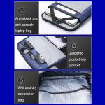 Bopai 61-121591 Multifunktionaler, diebstahlsicherer Laptop-Business-Rucksack mit USB-Ladeloch, 61-121591 – Bild 7