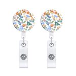 2 Stück Retro Fresh Small Floral Retractable Badge Reel Name Tag Card BadgeMöbel & Wohnen, Feste & Besondere Anlässe, Karten & Schreibwaren!, Flower No. 1, Flower No. 2, Flower No. 3, Flower No. 4, Flower No. 5, Flower No. 6, Flower No. 7