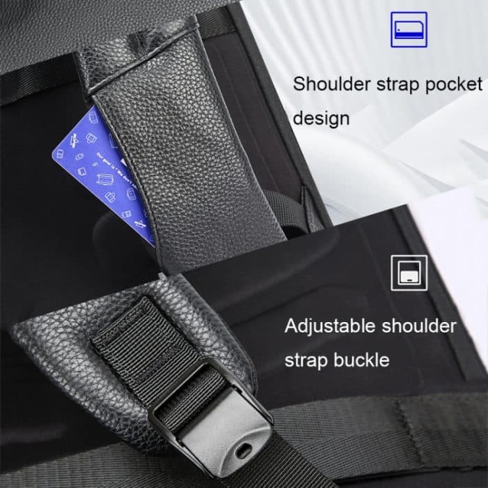 Bopai 61-121561 Multifunktionaler, diebstahlsicherer Laptop-Business-Rucksack mit USB-Ladeloch, 61-121561 – Bild 7