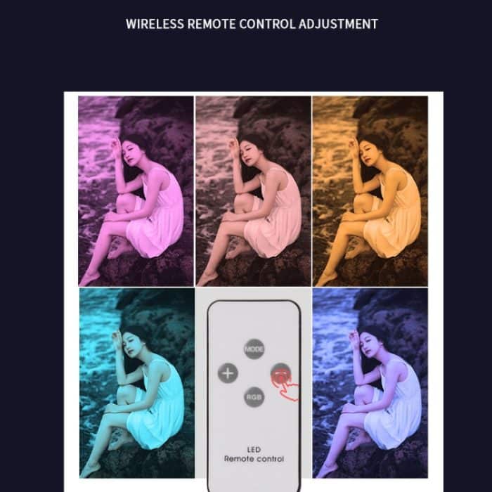 38 RGB-Lampenperlen Fotografie-Fülllicht Handlicht-Mallampe – Bild 6