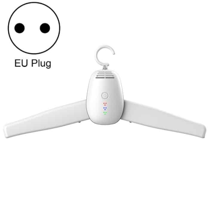 150 W Kleiderbügel-Klapp-Mini-Schuhtrockner mit UV-Sterilisationsfunktion, EU Plug White, US Plug White – Bild 1