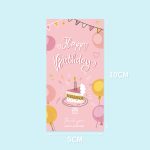 3 Packungen mit 50 Aufklebern/Packung „Happy Birthday“, rechteckige Aufkleber, Geschenkbox-Versiegelungsaufkleber, H1, H2, H3, H4 – Bild 3