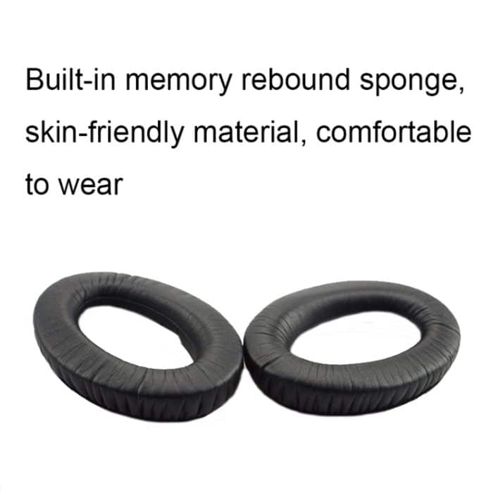 2 Stück Headset-Ohrenschützer-Schwammetui für Sennheiser PXC450/PXC350/PC350, Spezifikation:, Protein, Black Velvet, Brown Velvet, Frosted Leather, Wrinkled Leather – Bild 3