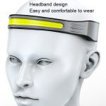 COB-Flutlicht-Scheinwerfer, blendende Nacht-Angelscheinwerfer, Stil:, With White Tail Light (Black), With White/Red Tail Light (Black), With White Tail Light (Gray), With White/Red Tail Light (Gray) – Bild 2