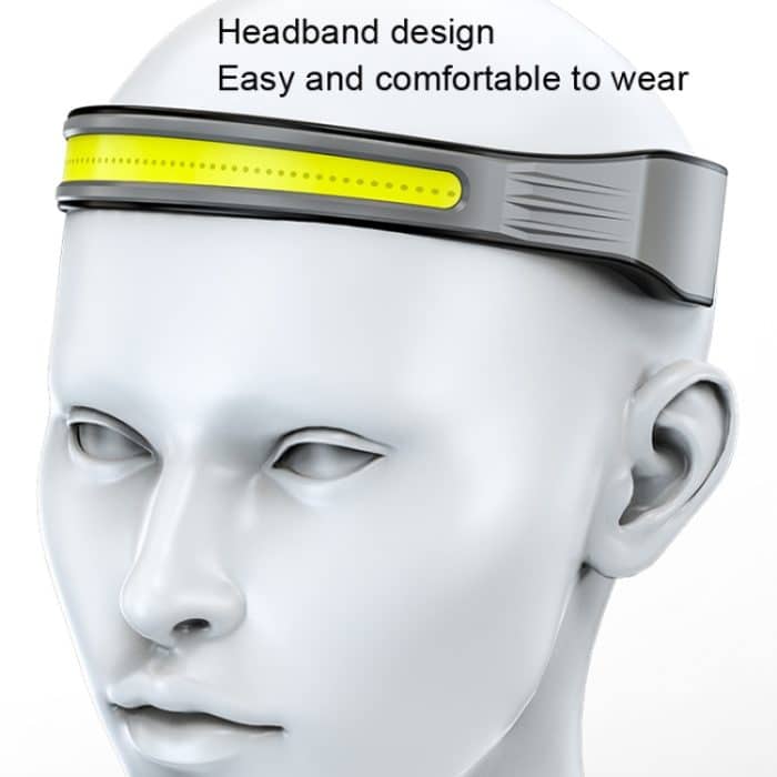 COB-Flutlicht-Scheinwerfer, blendende Nacht-Angelscheinwerfer, Stil:, With White Tail Light (Black), With White/Red Tail Light (Black), With White Tail Light (Gray), With White/Red Tail Light (Gray) – Bild 2