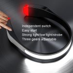 COB-Flutlicht-Scheinwerfer, blendende Nacht-Angelscheinwerfer, Stil:, With White Tail Light (Black), With White/Red Tail Light (Black), With White Tail Light (Gray), With White/Red Tail Light (Gray) – Bild 3