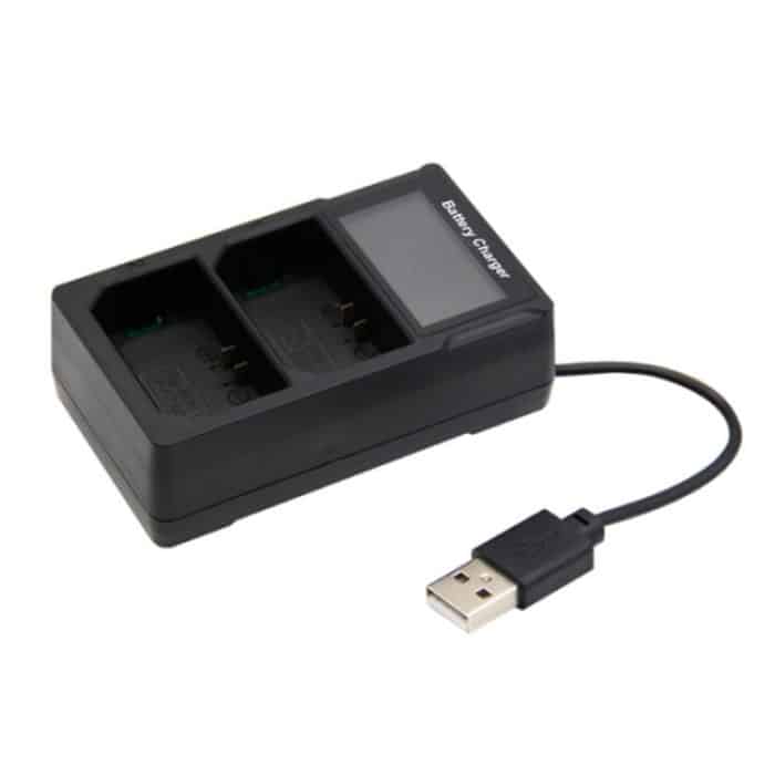 USB-LCD-Bildschirm, Dual-Charge-Kamera-Akkuladegerät – Bild 2