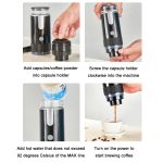 Vollautomatische tragbare kabellose Kaffeemaschine, Black – Bild 6
