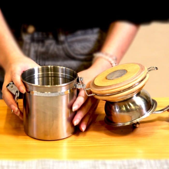 Haushalt Edelstahl Handkurbel Kaffeebohnenmühle – Bild 5