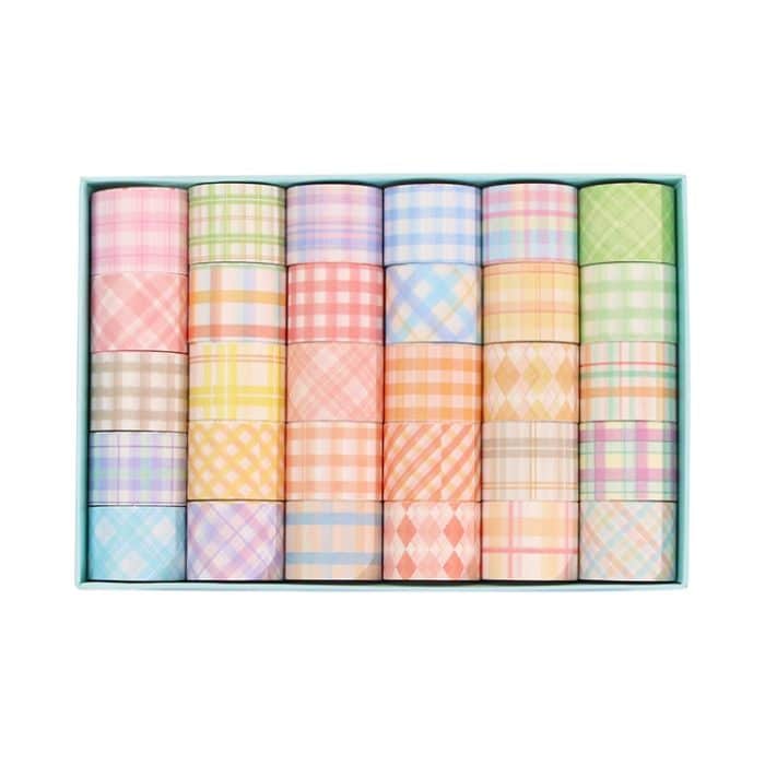 Kleines Handkonto-Klebebandset der Fresh Lattice Salt-Serie, 60 Rolls 1.5cm x 2m, 30 Rolls 3cm x 2m – Bild 2