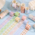 Kleines Handkonto-Klebebandset der Fresh Lattice Salt-Serie, 60 Rolls 1.5cm x 2m, 30 Rolls 3cm x 2m – Bild 5