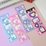 10 Stück Pompon-Serie, Laser-Aufkleber, Handkonto, wasserdicht, für Haustiere, niedliche Aufkleber, Black Pink, Pink, Blue, Purple – Bild 3