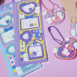 10 Stück Pompon-Serie, Laser-Aufkleber, Handkonto, wasserdicht, für Haustiere, niedliche Aufkleber, Black Pink, Pink, Blue, Purple – Bild 5