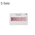 5 Sets 6 Stück x 2 m Studentenhandkonto-Klebeband Regenbogen-Washi-Klebeband, Gradient Pink, Gradient Blue, Gradient Green, Gradient Purple