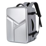 Wasserdichter, erweiterbarer Hartschalen-Rucksack mit großem Fassungsvermögen und USB-Ladeloch, 161 Light Grey, 161 Black, 161 Dark Gray, 162 Black, 162 Deep Gray, 162 Light Gray