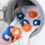 20 Stück Waschmaschinen-Wäscheball, Dekontamination, Haarentfernung, Anti-Wickel-Reinigungsball, Bear Blue, Bear Orange – Bild 6