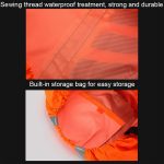 AYKRM AS6-007 Fahrradrucksack Staubdichte, reflektierende, wasserdichte Abdeckung, Fluorescent Red, Fluorescent Green – Bild 5