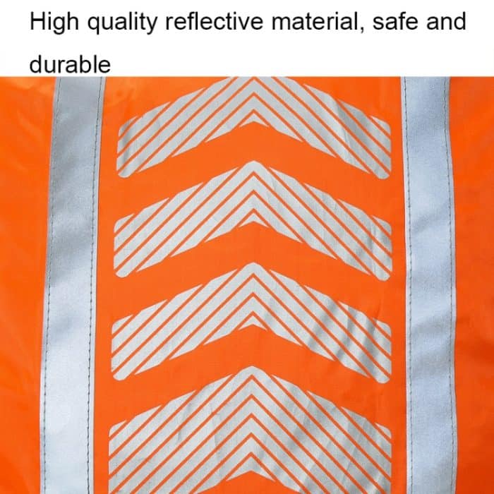 AYKRM AS6-007 Fahrradrucksack Staubdichte, reflektierende, wasserdichte Abdeckung, Fluorescent Red, Fluorescent Green – Bild 6