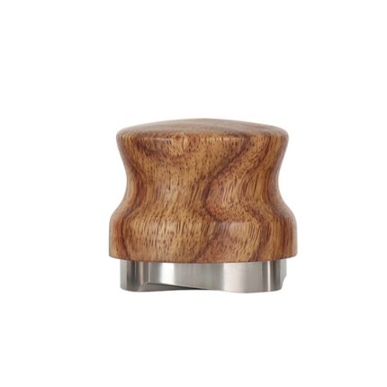 Kaffeekompressor aus Edelstahl aus Birnenholz, 51 mm, 53 mm, 58 mm
