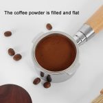 Kaffeekompressor aus Edelstahl aus Birnenholz, 51 mm, 53 mm, 58 mm – Bild 5