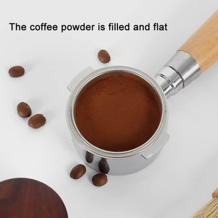 Kaffeekompressor aus Edelstahl aus Birnenholz, 51 mm, 53 mm, 58 mm – Bild 5