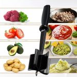 3 Stück Fleischzerkleinerer, handgehaltener Rührwolf, Green, Black, Red – Bild 7