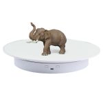 32 cm elektrischer Drehteller für Fotografie mit Geschwindigkeits- und Richtungseinstellung, White Mirror, Black Mirror, Golden Mirror