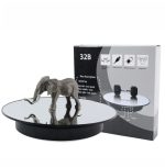 32 cm elektrischer Drehteller für Fotografie mit Geschwindigkeits- und Richtungseinstellung, White Mirror, Black Mirror, Golden Mirror – Bild 2