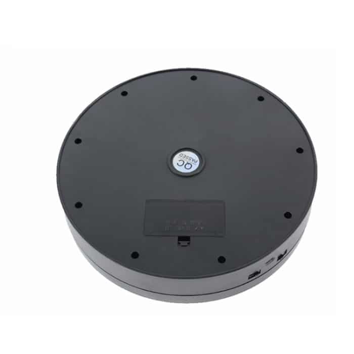 32 cm elektrischer Drehteller für Fotografie mit Geschwindigkeits- und Richtungseinstellung, White Mirror, Black Mirror, Golden Mirror – Bild 5