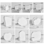 Unregelmäßige Gips-Schmuckornamente, Fotografie-Requisiten, Größe:, 1.6cm Small, 1.6cm Medium, 1.6cm Large, 2.6cm Small, 2.6cm Medium, 2.6cm Large, 4.8cm Small, 4.8cm Medium, 4.8cm Large A, 4.8cm Large B – Bild 3