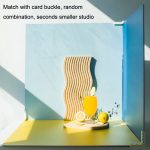 40 x 40 cm doppelseitige Fotografie-Hintergrundtafel, Lebensmittel-Foto-Requisiten – Bild 4