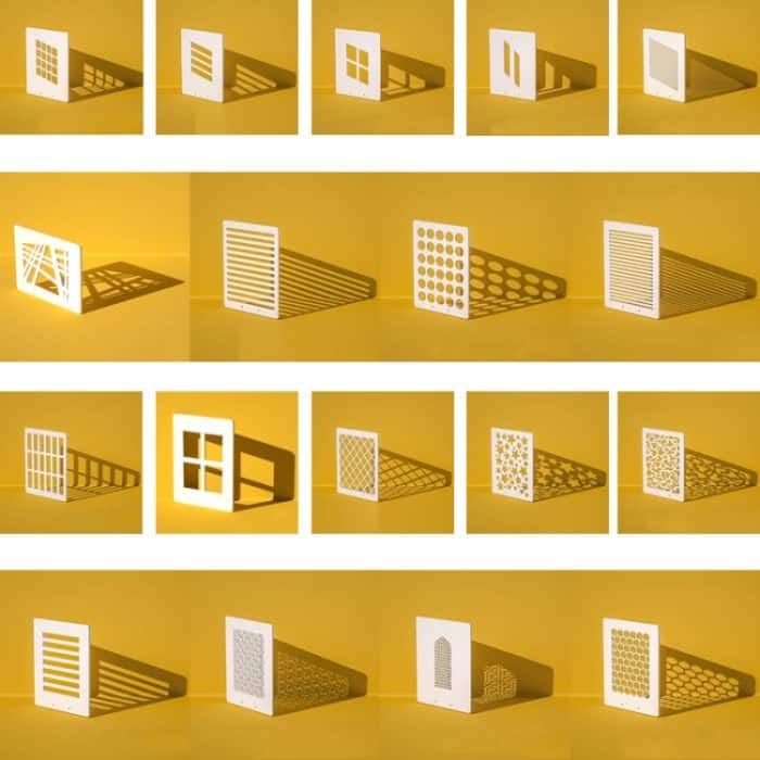 Stillleben-Portrait-Produkte, Fotografie, Licht-Schatten-Requisiten, Licht-Schattentafel für den Außenbereich – Bild 2