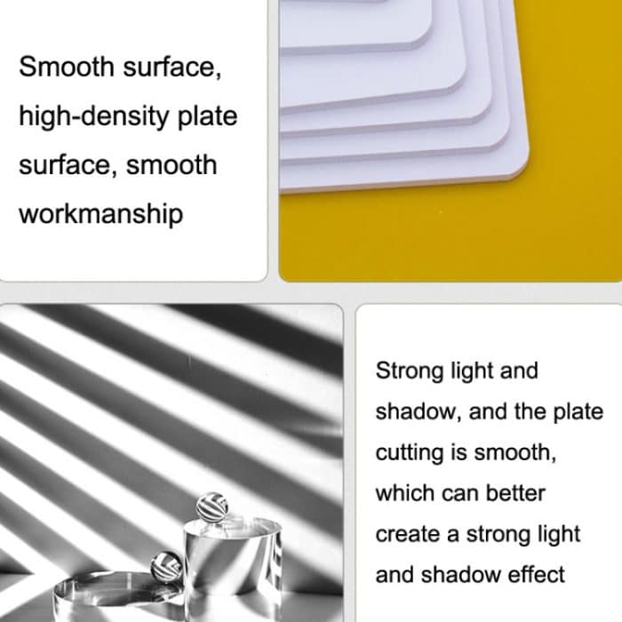 Stillleben-Portrait-Produkte, Fotografie, Licht-Schatten-Requisiten, Licht-Schattentafel für den Außenbereich – Bild 3