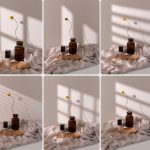 Stillleben-Portrait-Produkte, Fotografie, Licht-Schatten-Requisiten, Licht-Schattentafel für den Außenbereich – Bild 6