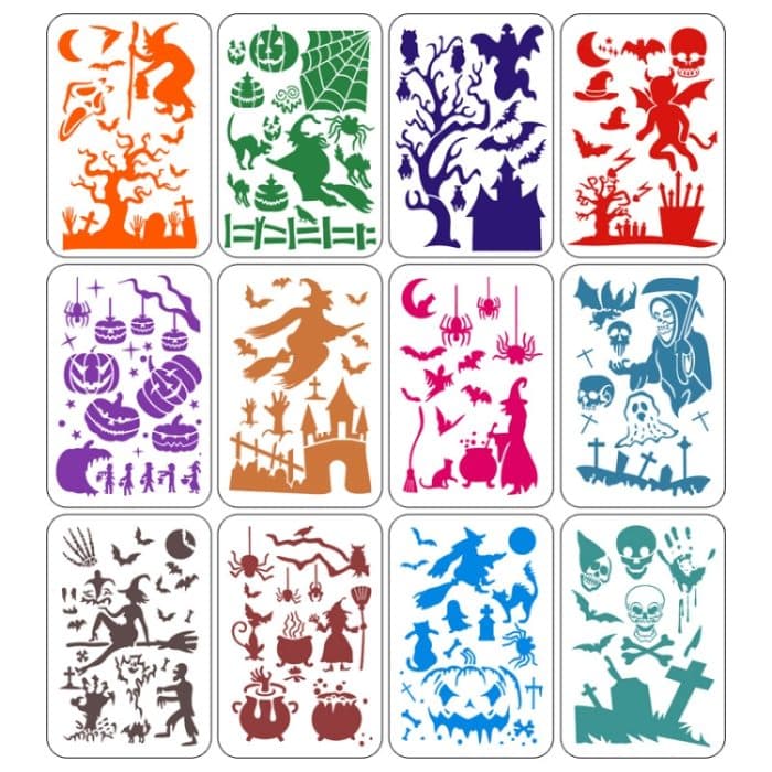 TBD06029265.jpg Halloween Hohle Hilfsmalerei Wandmalerei Vorlage für Kinder – Bild 1