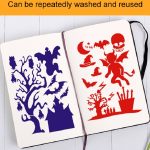 Halloween Hohle Hilfsmalerei Wandmalerei Vorlage für Kinder – Bild 4