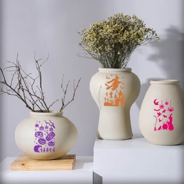 Halloween Hohle Hilfsmalerei Wandmalerei Vorlage für Kinder – Bild 6