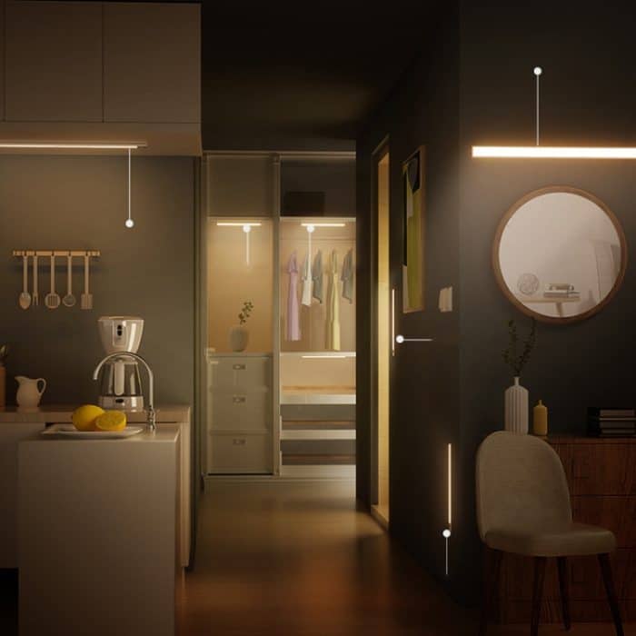 2,8 W USB-Lade-Smart-Kleiderschranklampe mit menschlicher Körpererkennung, Länge:, 22 cm, 30 cm, 40 cm – Bild 6