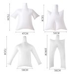 2 Stück tragbare Wäschetrocknertasche für unterwegs, schnell trocknend, faltbar, Spezifikationen:, Short Sleeves, Short Trousers, Long Sleeves, Long Trousers – Bild 2