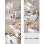 2 Stück tragbare Wäschetrocknertasche für unterwegs, schnell trocknend, faltbar, Spezifikationen:, Short Sleeves, Short Trousers, Long Sleeves, Long Trousers – Bild 6